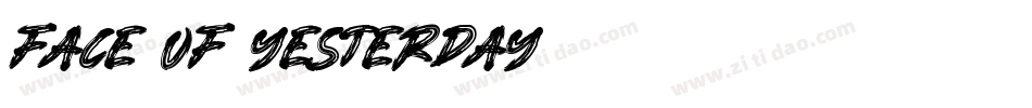 Face of Yesterday字体转换